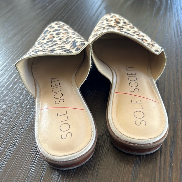Sole Society mules flats cheetah print - Picture 5 of 7